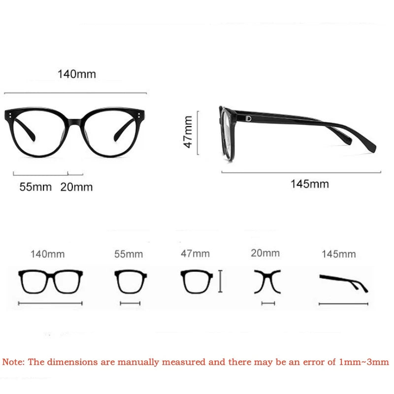 Yimaruili Unisex Full Rim Round TR-90 Eyeglasses TR5092 — view 2 | Yimaruili at FuzWeb