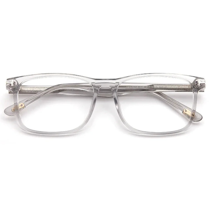 Aror Unisex Full Rim Square Acetate Eyeglasses 45752 Full Rim Aror C2