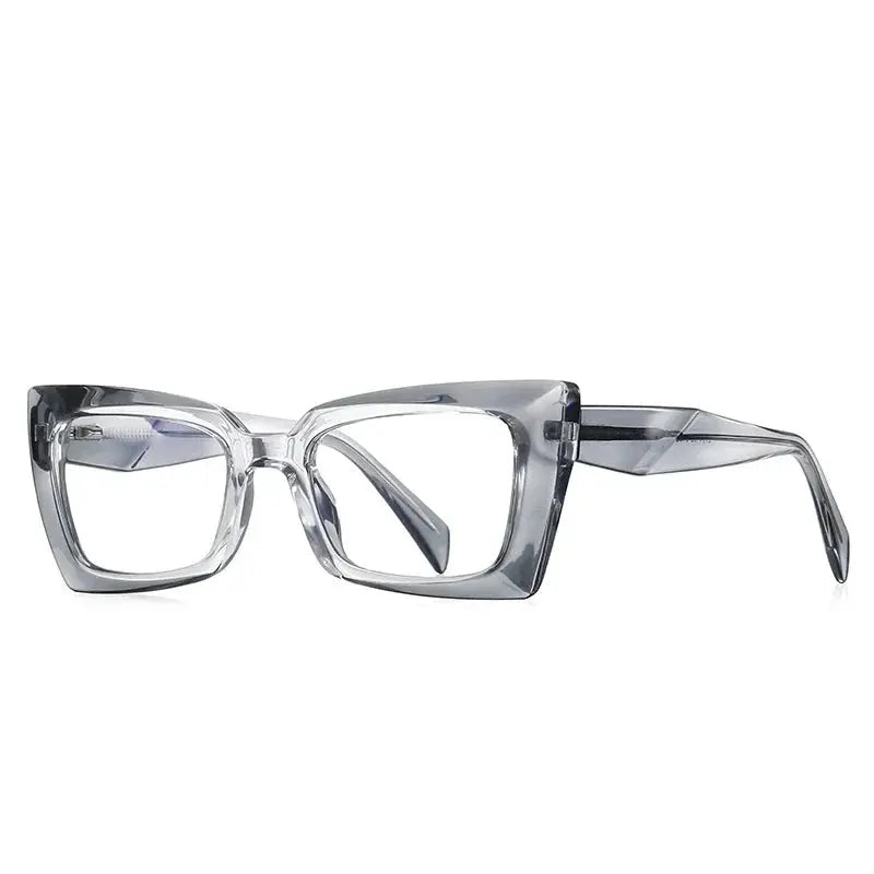 Vicky Women's Full Rim Square Cat Eye TR90 and Alloy Reading Glasses 2164 — view 2 | Vicky at FuzWeb