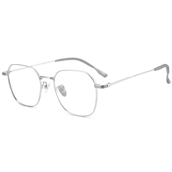 Kocolior Women's Full Rim Polygon Square Titanium Eyeglasses 42419