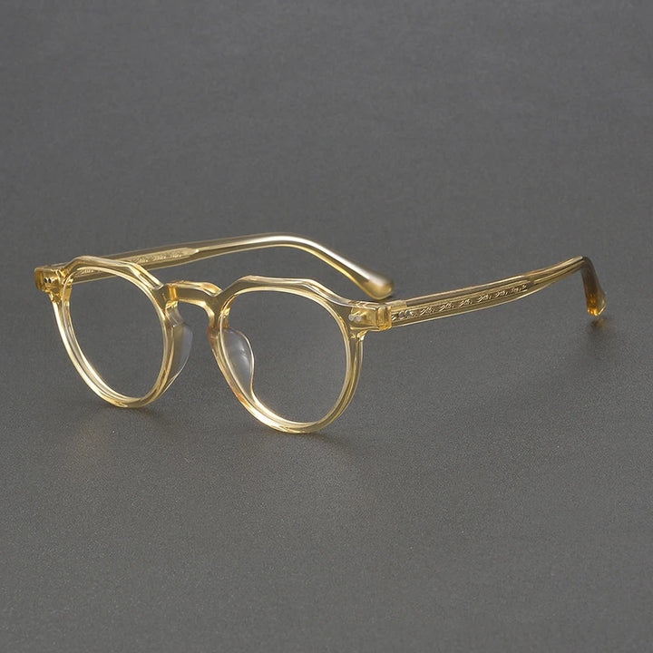 Bobbie Unisex Full Rim Geometric Acetate Eyeglasses 8097