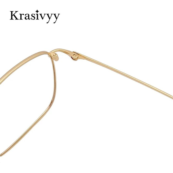 Krasivyy Men's Full Rim Square Titanium Eyeglasses Kr8407 Full Rim Krasivyy   