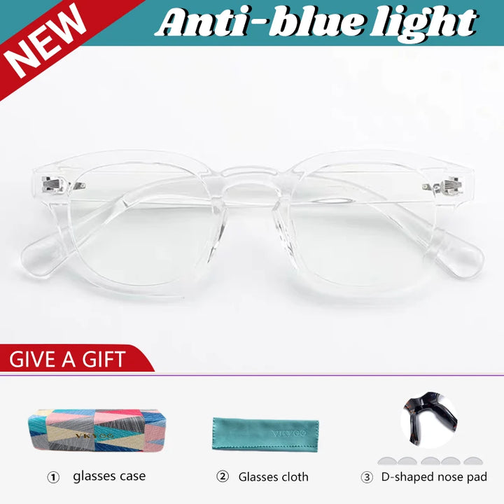 Vicky Women's Full Rim Square Tr 90 Alloy Reading Glasses 10132