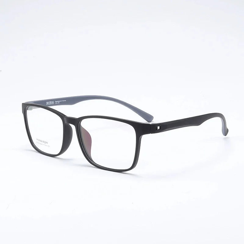 Hdcrafter Unisex Full Rim Big Square Tr 90 Acetate Eyeglasses 369173