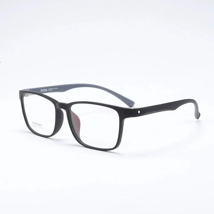 Hdcrafter Unisex Full Rim Big Square Tr 90 Acetate Eyeglasses 369173