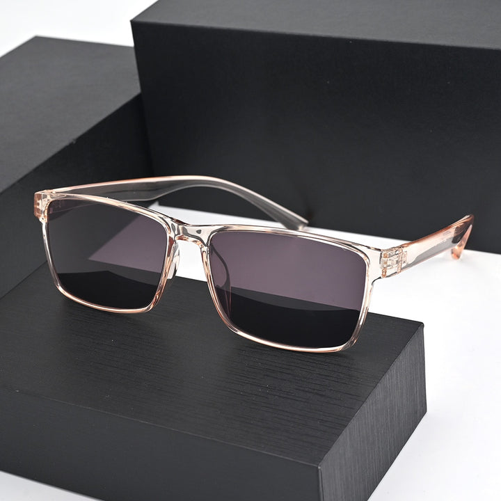 Cubojue Unisex Full Rim Oversized Square Tr 90 Titanium Polarized Sunglasses 2257 Sunglasses Cubojue pink black polarized 