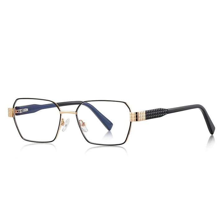 CCspace Women's Full Rim Polygon Square Tr 90 Alloy Reading Glasses 311240