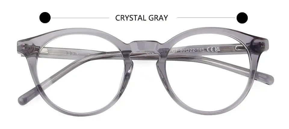 Esnbie 602216 Unisex Full Rim Acetate Round Frames FuzWeb