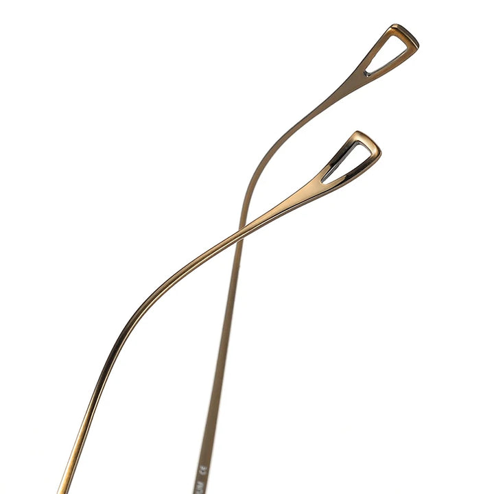 Muzz 3003 unisex round pure titanium prescription eyeglasses — view 11