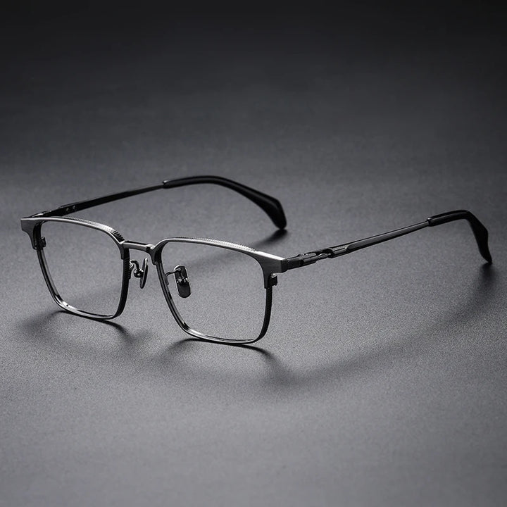 Muzz 07527 men's pure titanium prescription eyeglasses — view 3