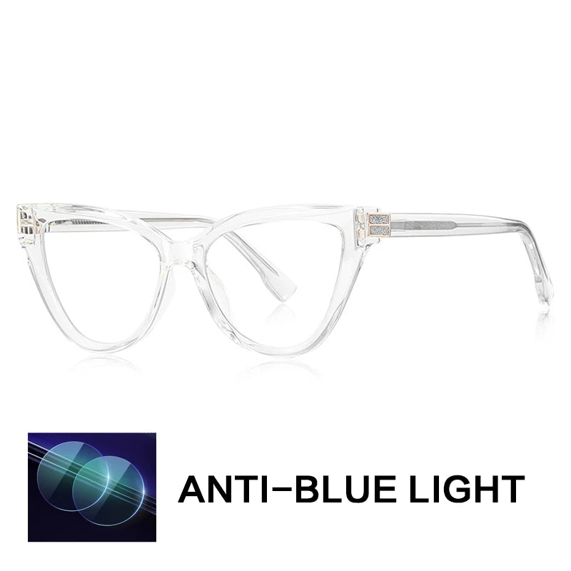 Gatenac Women's Full Rim Cat Eye Tr 90 Titanium Reading Glasses Gx2279