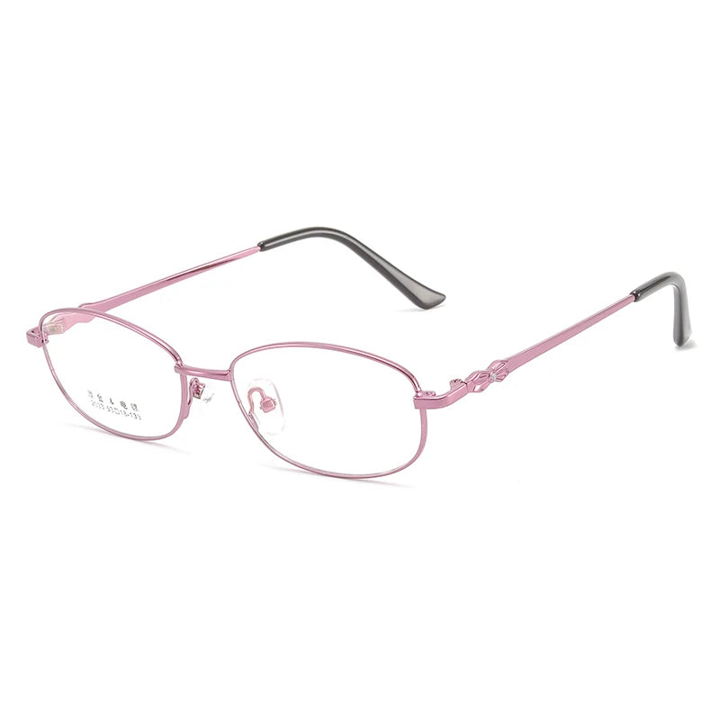 Bclear Women's Full Rim Oval Alloy Eyeglasses My2033 Full Rim Bclear Pink  