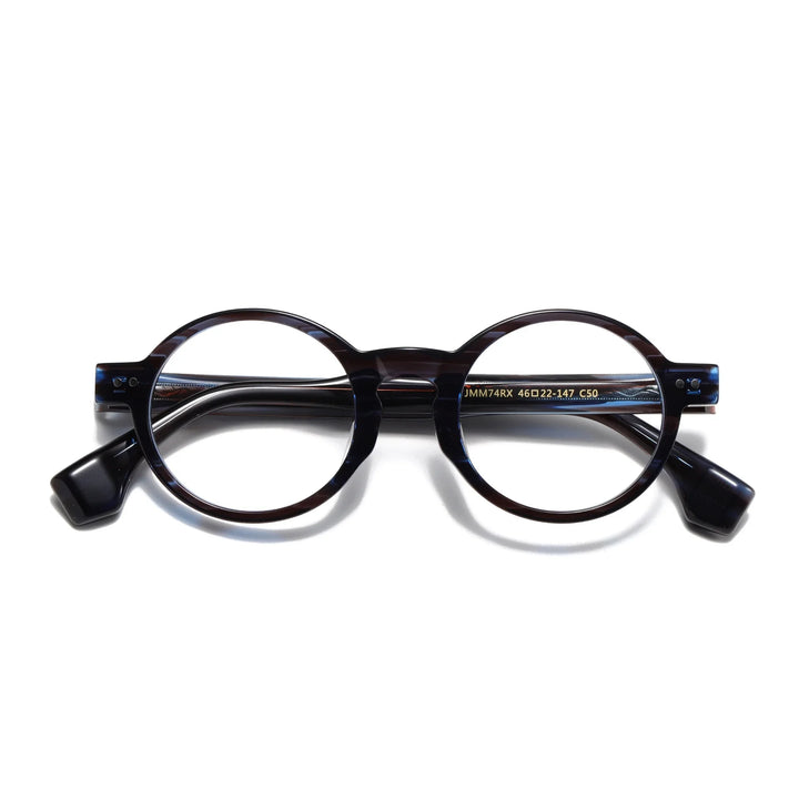 Aror Women's Full Rim Oval Round Thick Acetate Temple Eyeglasses 19574