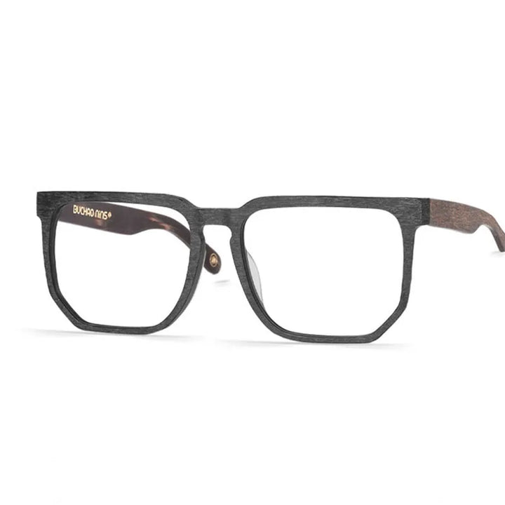 Hdcrafter Men's Full Rim Big Square Acetate Eyeglasses 76821 Full Rim Hdcrafter Eyeglasses   