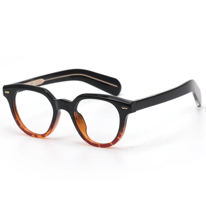 Aror Unisex Full Rim Square Thick Acetate Eyeglasses 86384