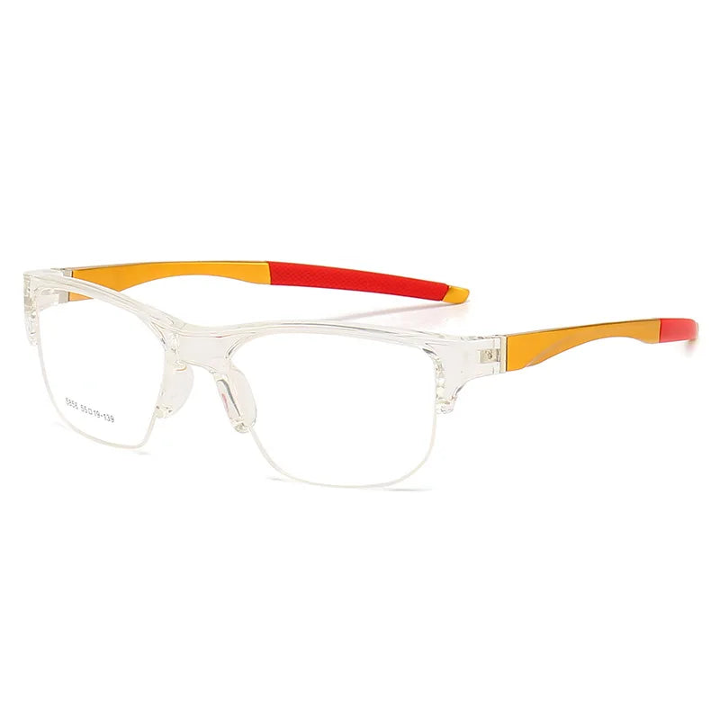 Muzz 58560 men's semi rim sports prescription eyeglasses — view 18