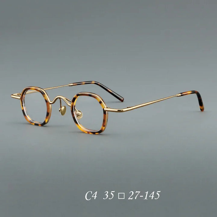 CCspace Women's Full Rim Round Acetate Alloy Reading Glasses 310888