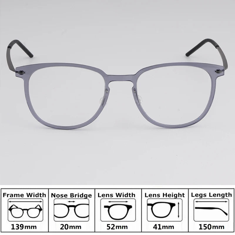 Bobbie Unisex Full Rim Square Acetate Eyeglasses 65-Series