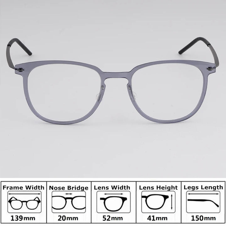 Bobbie Unisex Full Rim Square Acetate Eyeglasses 65-Series