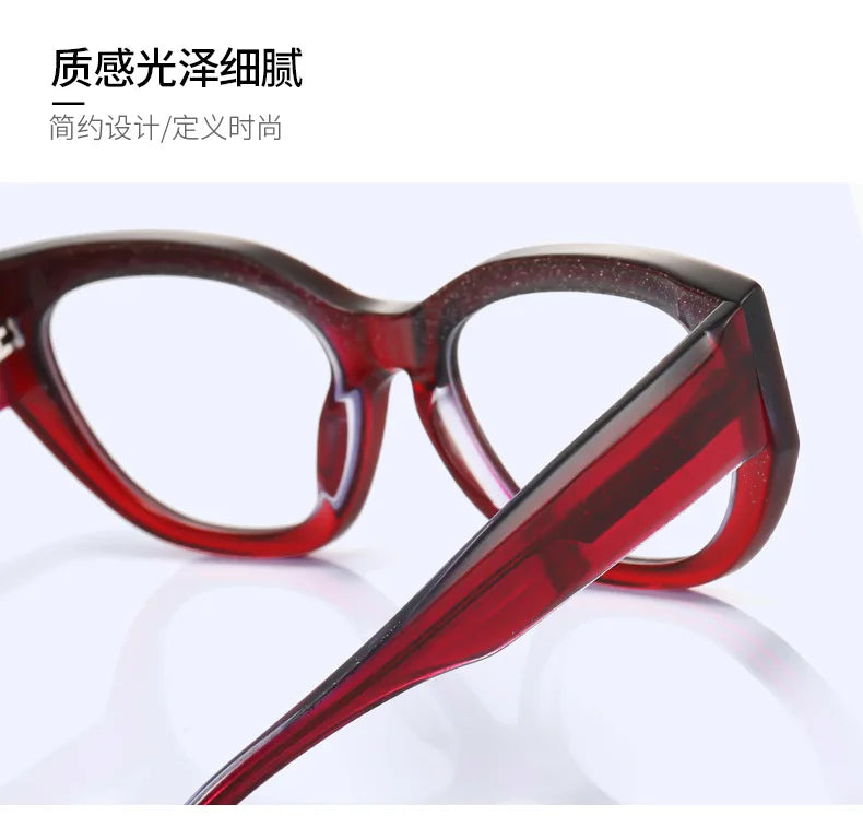 Reven Jate 18107 women's cat eye acetate prescription eyeglasses — view 9