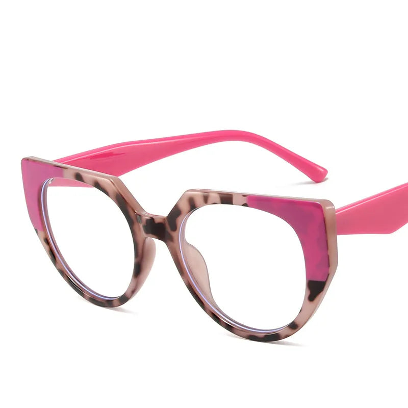 CCSpace Women's Full Rim Cat Eye Tr 90 Hyperopic Reading Glasses R56954 Reading Glasses CCspace Pink 0 