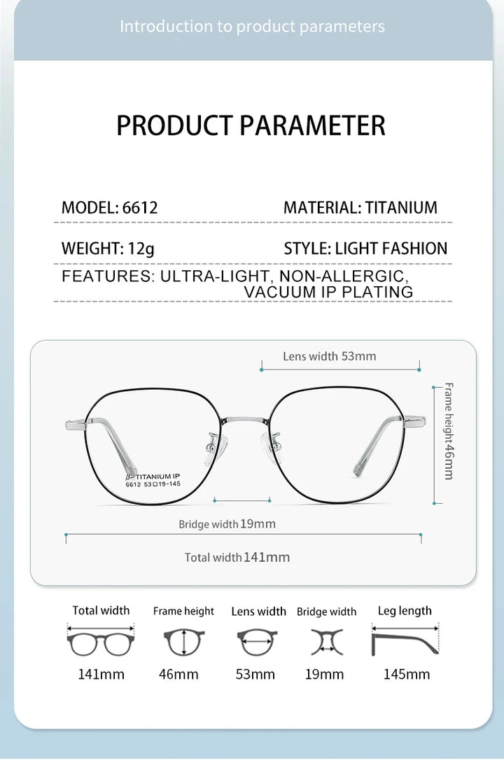 Vicky Unissex Full Rim Flat Top Oval Titanium Reading Glasses V6612 Reading Glasses Vicky   