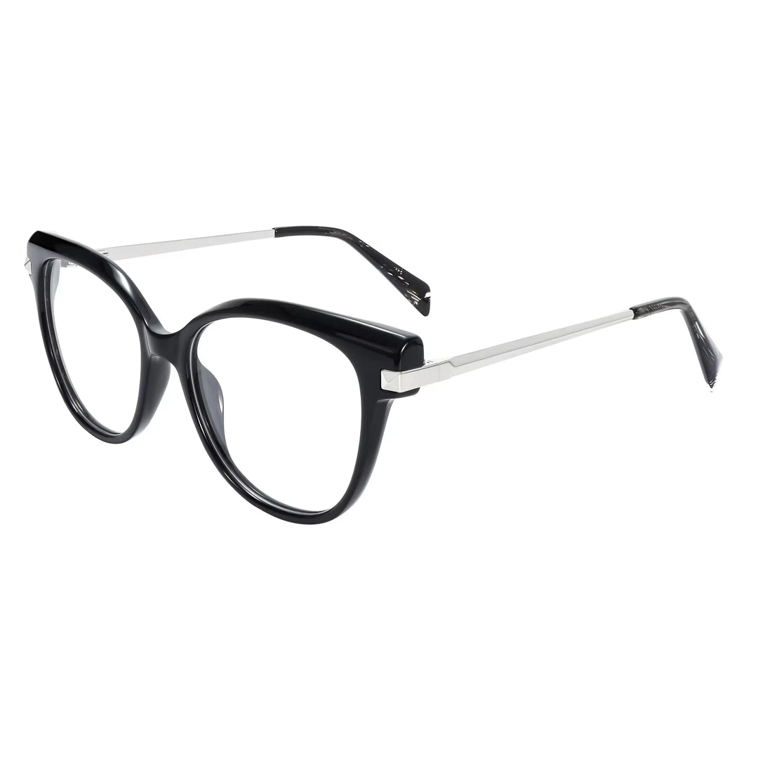 Xbora Unisex Full Rim Cat-Eye Acetate Eyeglasses VZ50248PM — view 7 | Xbora at FuzWeb