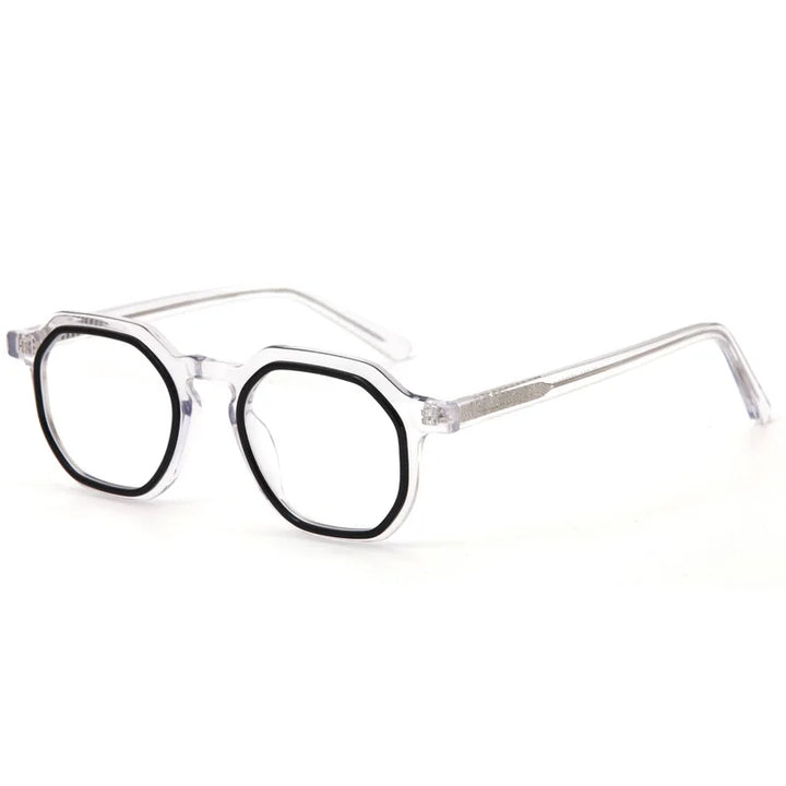 Muzz Women's Full Rim Round Acetate Eyeglasses 542015