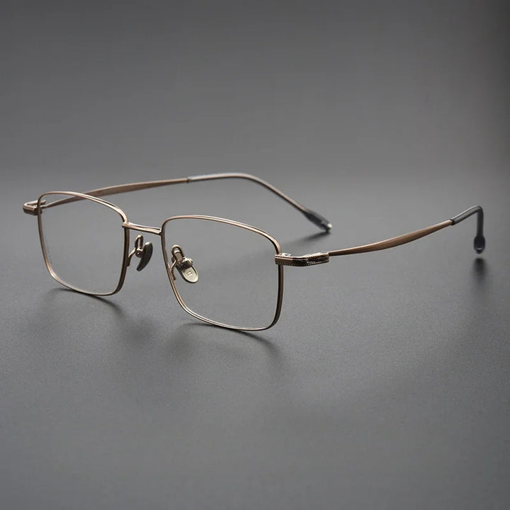Yimaruili Women's Full Rim Square Titanium Eyeglasses 78947