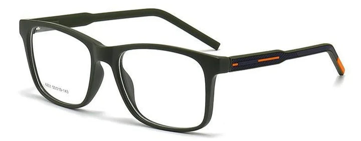 Muzz 68010 men's square TR90 prescription eyeglasses — view 11