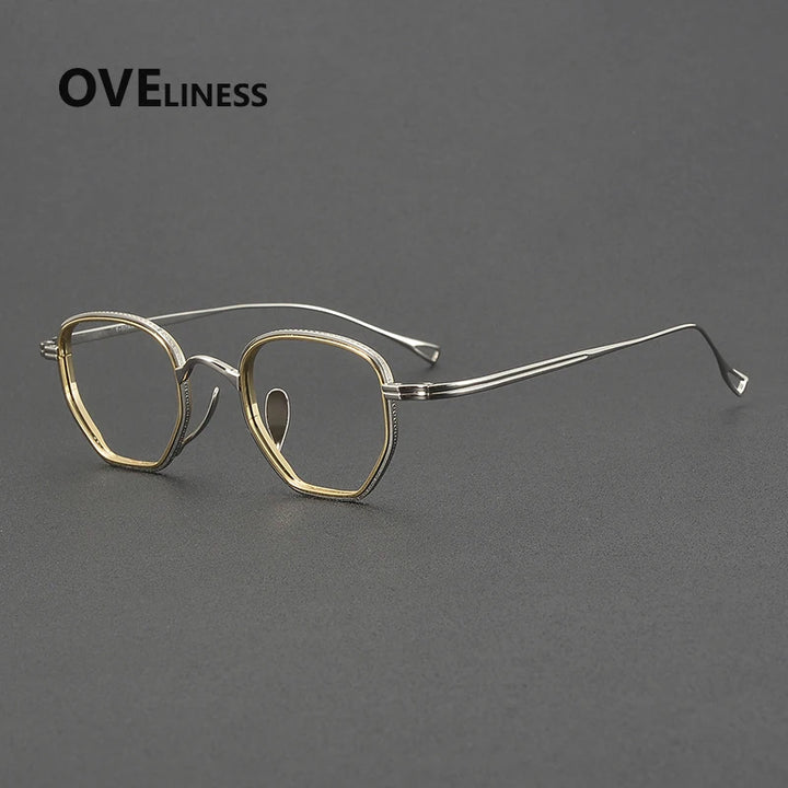 Oveliness Unisex Full Rim Square Titanium Eyeglasses 641235