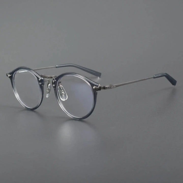 Bobbie 800500 Full Rim Men’s Polygon Acetate Titanium Frames FuzWeb