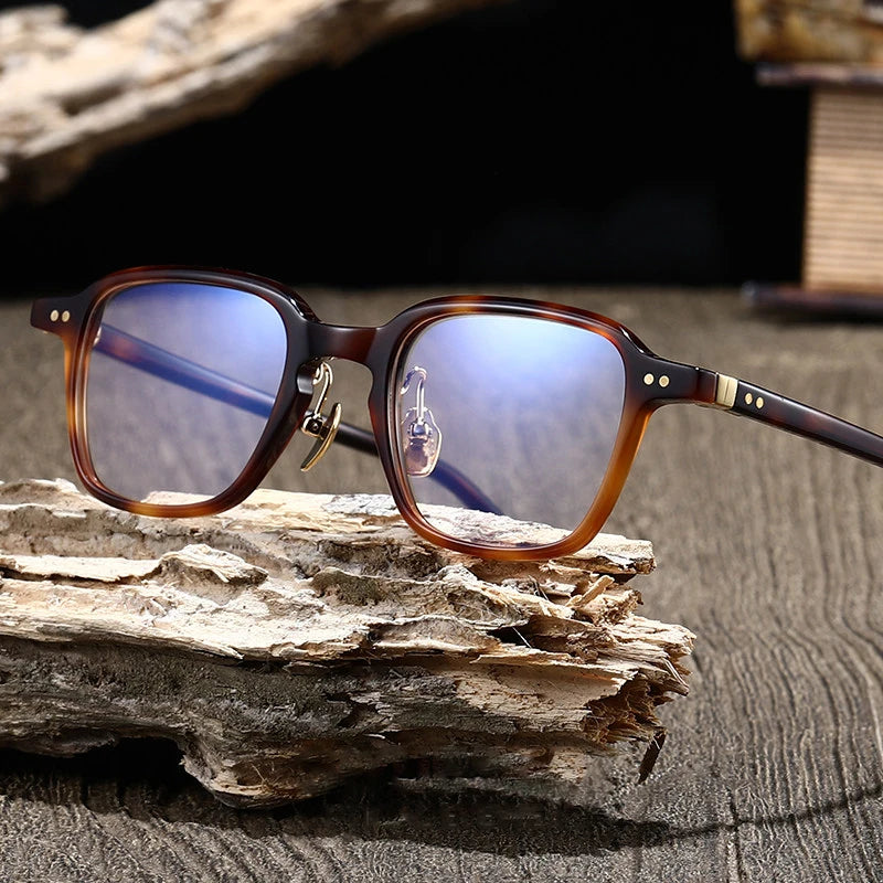Blackmask Unisex Full Rim Square Acetate Eyeglasses BM-2508