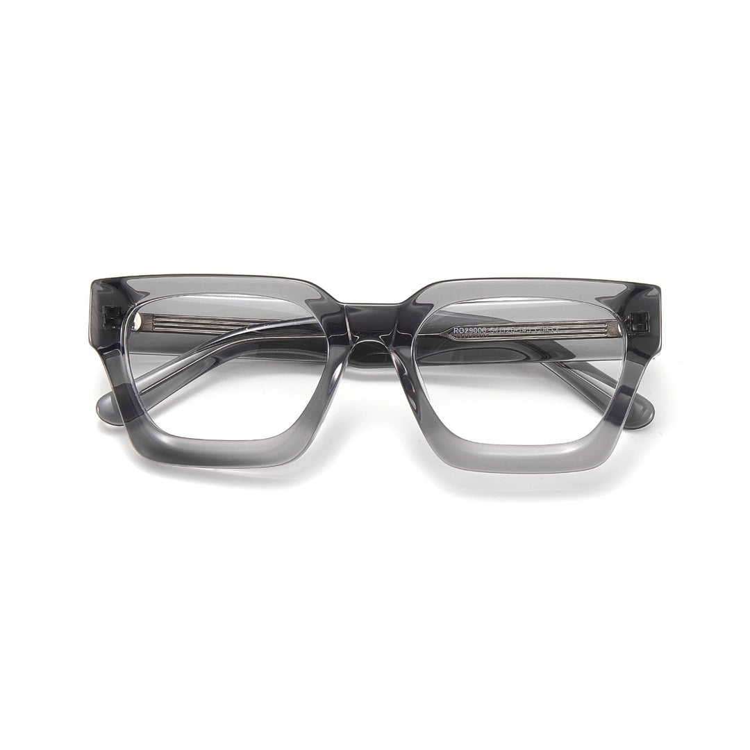 Yimaruili Unisex Full Rim Square Thick Acetate Eyeglasses 29006