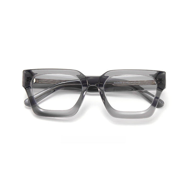 Yimaruili Unisex Full Rim Square Thick Acetate Eyeglasses 29006