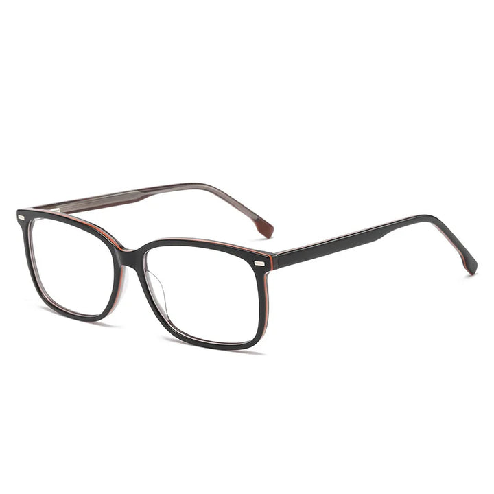 Momoja Unisex Full Rim Square Acetate Eyeglasses 71817