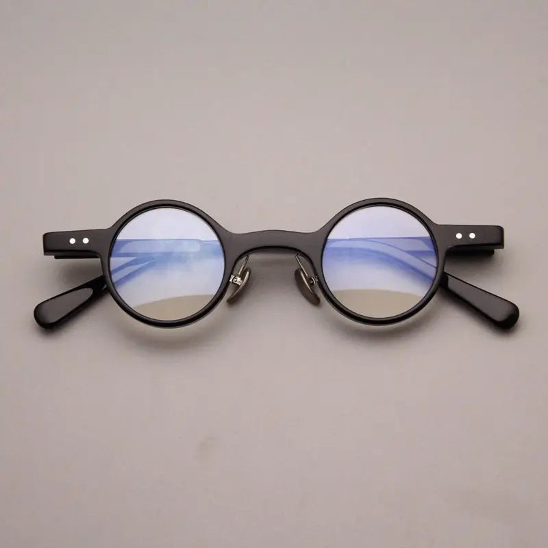 Cubojue Unisex Full Rim Round Tr 90 Titanium Reading Glasses 34140