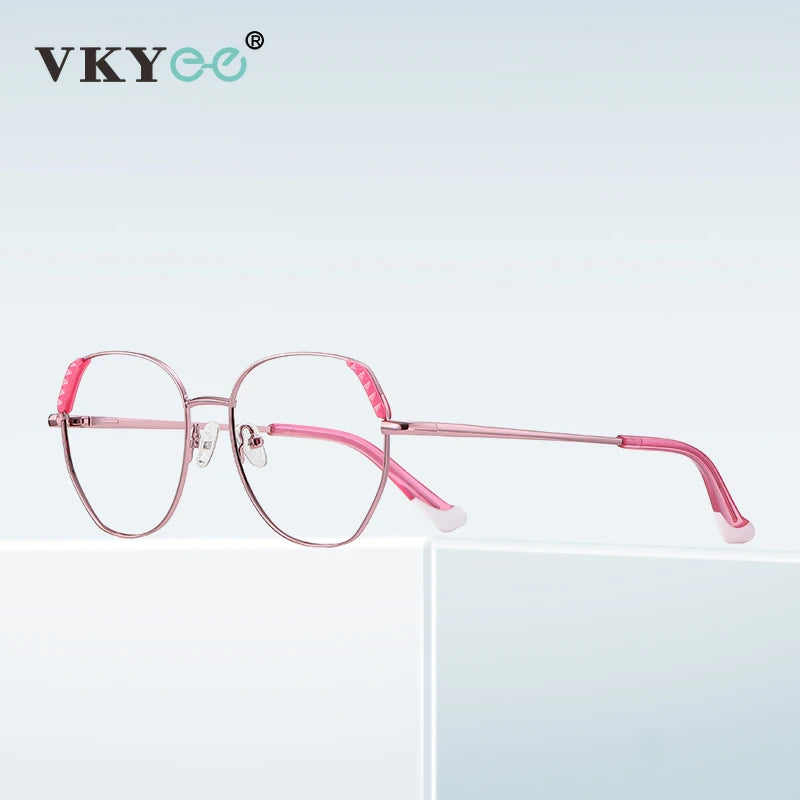 Vicky Unisex Full Rim Polygon Alloy Reading Glasses 3015 Reading Glasses Vicky   