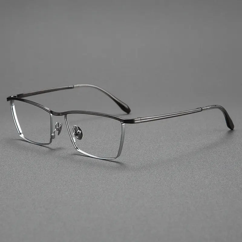 Blackmask Unisex Full Rim Square Titanium Eyeglasses BM-A6919