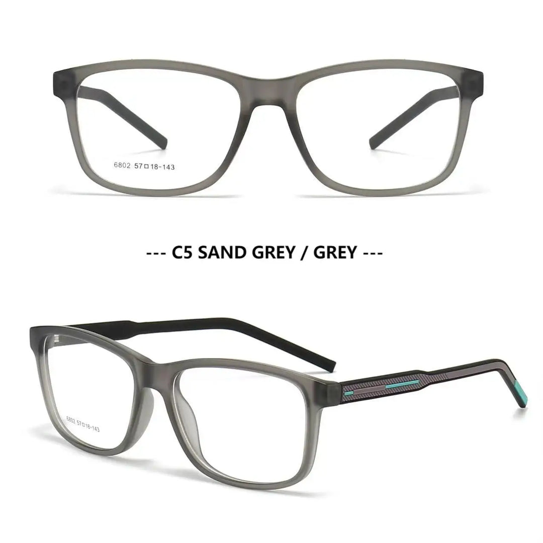 Muzz 68020 unisex square TR90 prescription eyeglasses — view 3