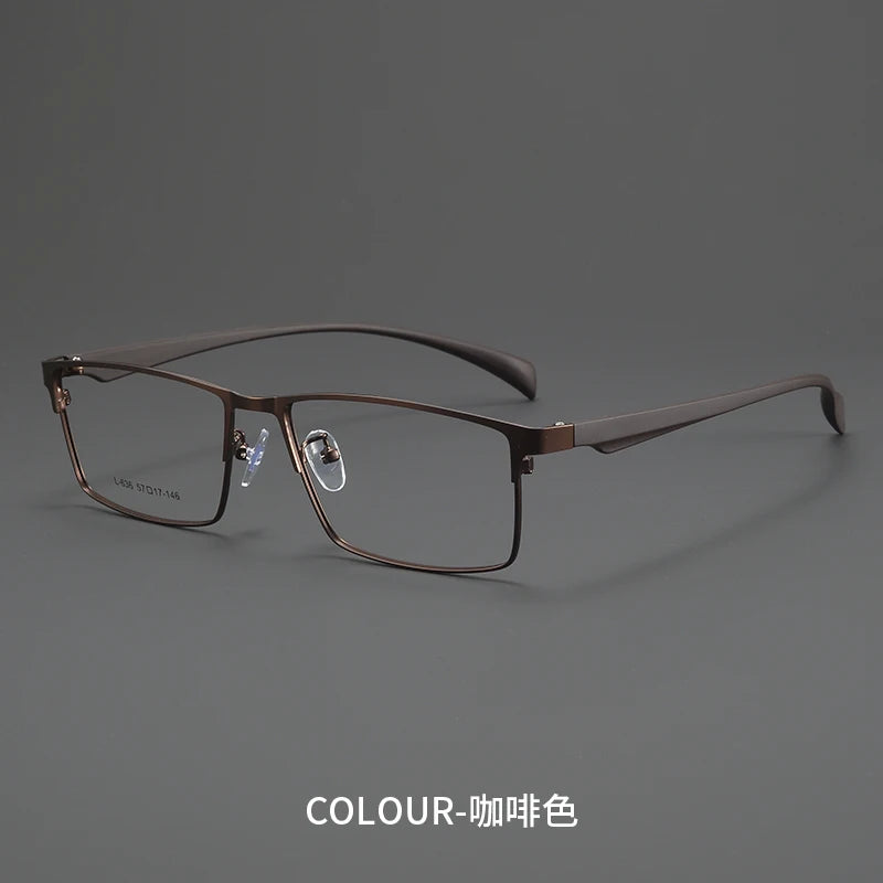 Bclear Men Full Rim Square Alloy Eyeglasses MY-L636