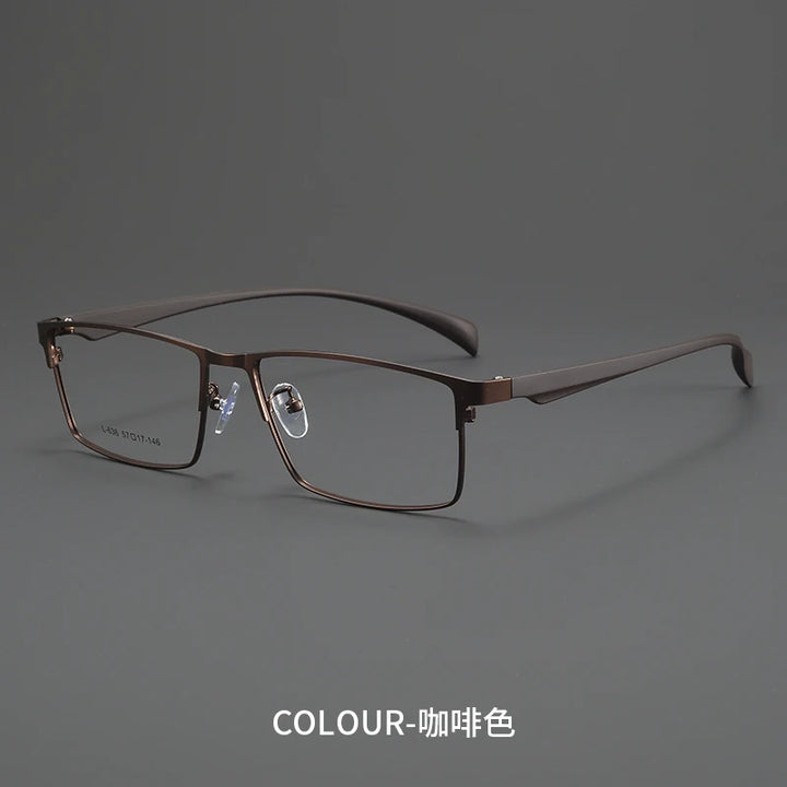Bclear Men Full Rim Square Alloy Eyeglasses MY-L636