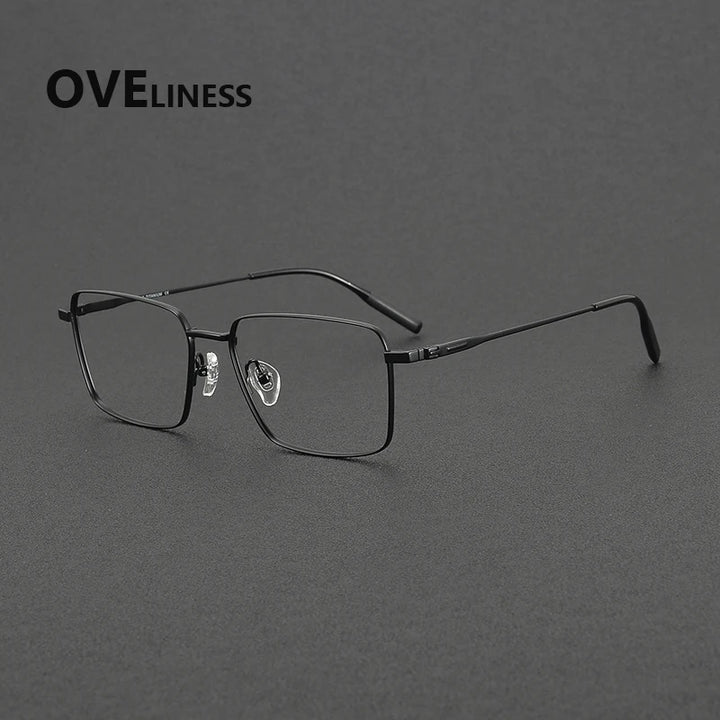 Oveliness Unisex Full Rim Polygon Square Titanium Eyeglasses 581058