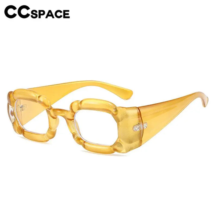 CCspace Women's Full Rim Square Resin Eyeglasses 56868 Full Rim CCspace   