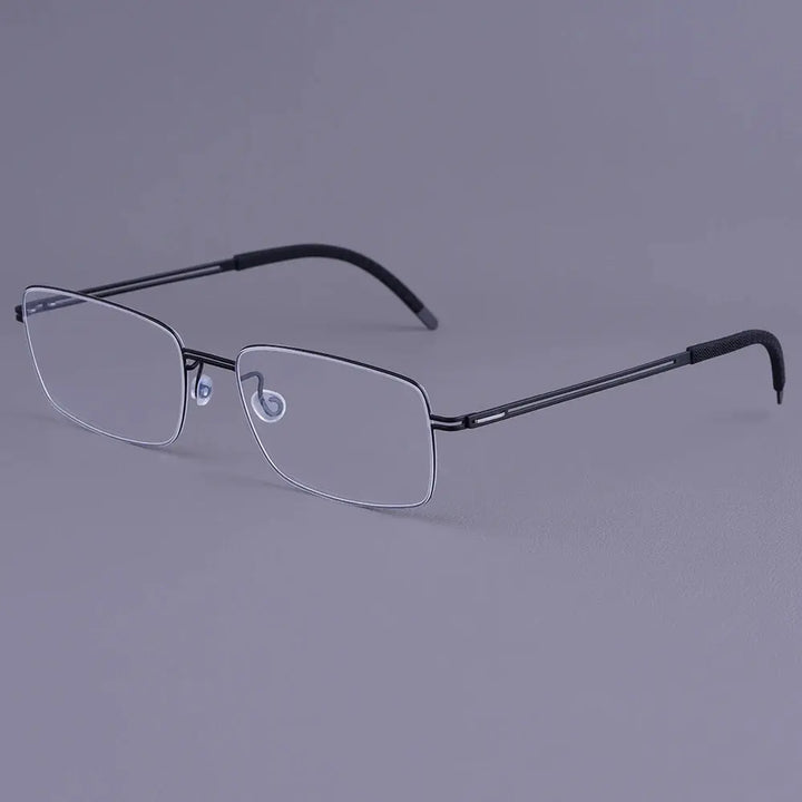 Bobbie 462512  Women’s Polygon Square Full Rim Titanium Frames FuzWeb