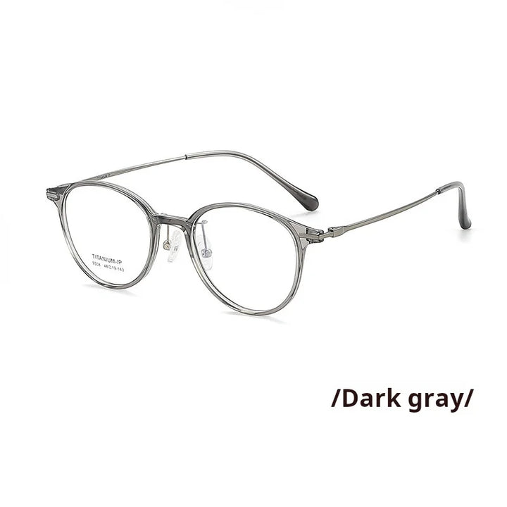 Momoja Women's Full Rim Oval Round Tr 90 Titanium Eyeglasses 739308