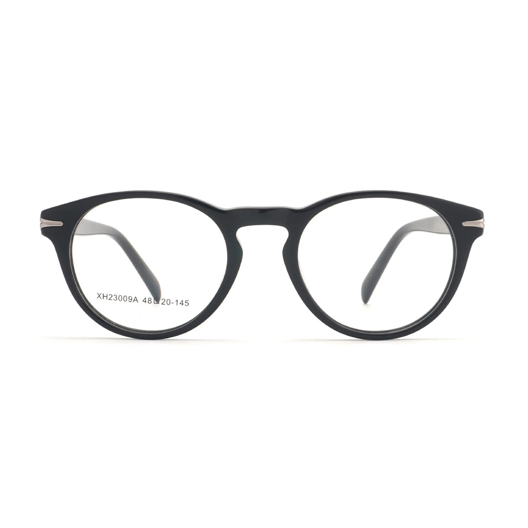 Hewei Women's Full Rim Oval Round Acetate Eyeglasses 23009