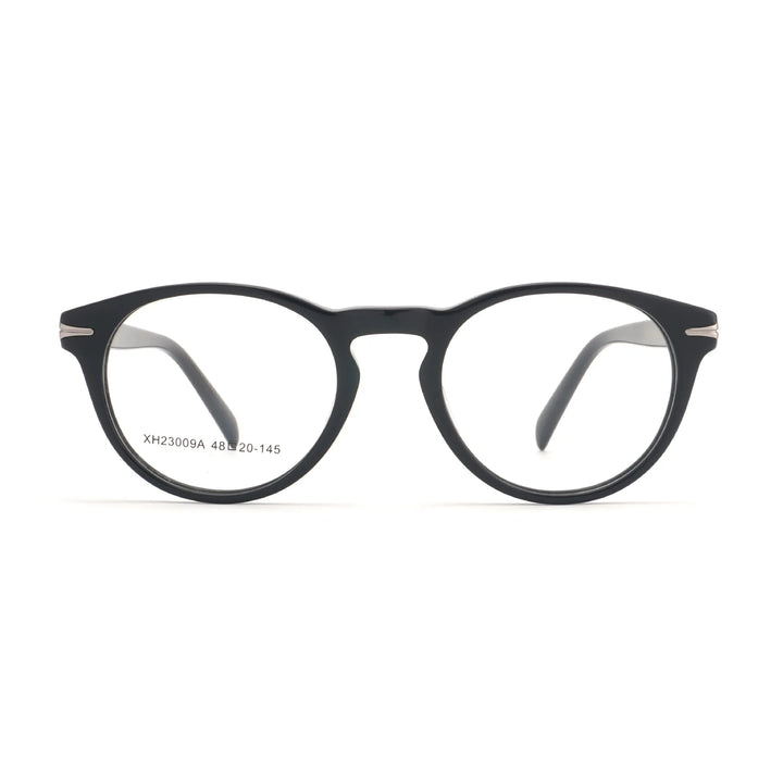 Hewei Women's Full Rim Oval Round Acetate Eyeglasses 23009