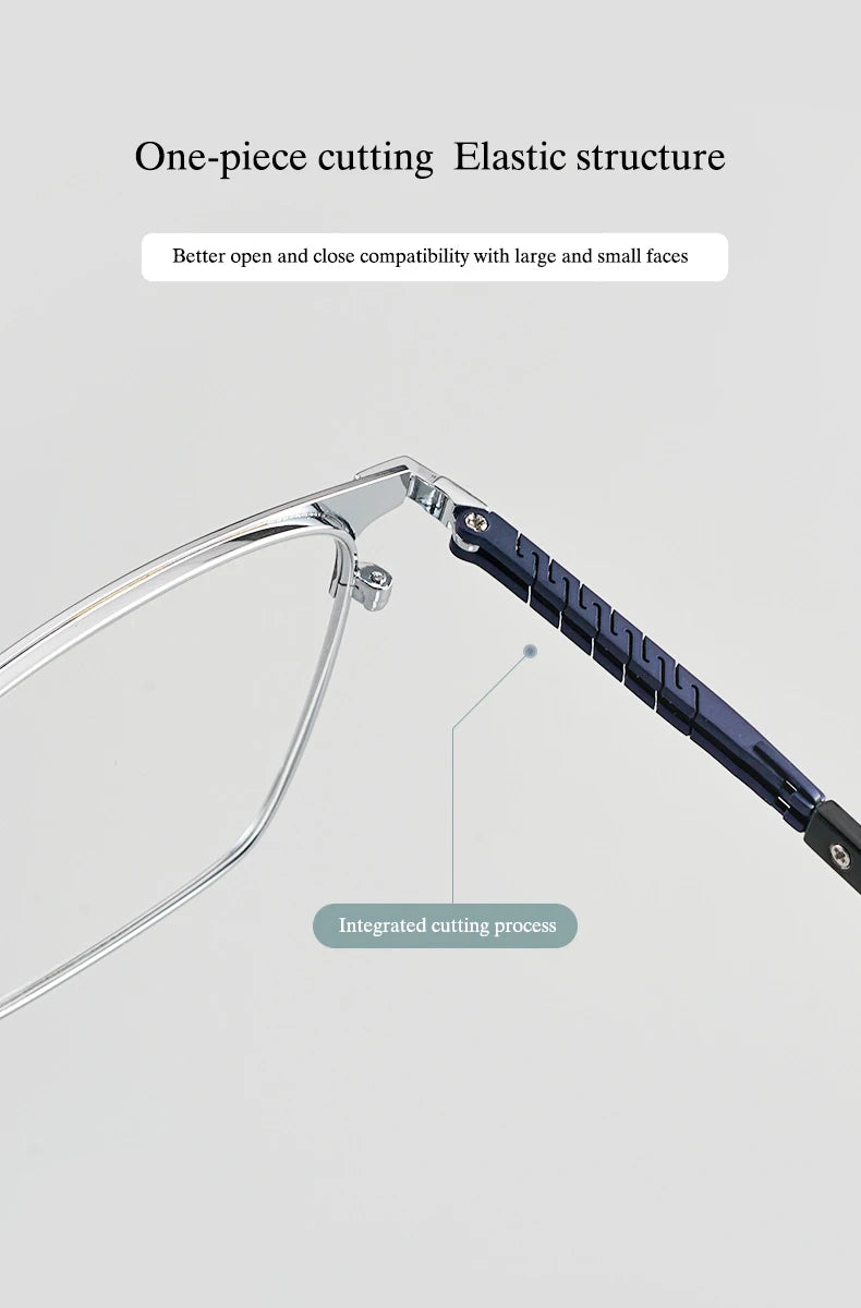 Hotochki T8609T men's pure titanium prescription eyeglasses — view 9