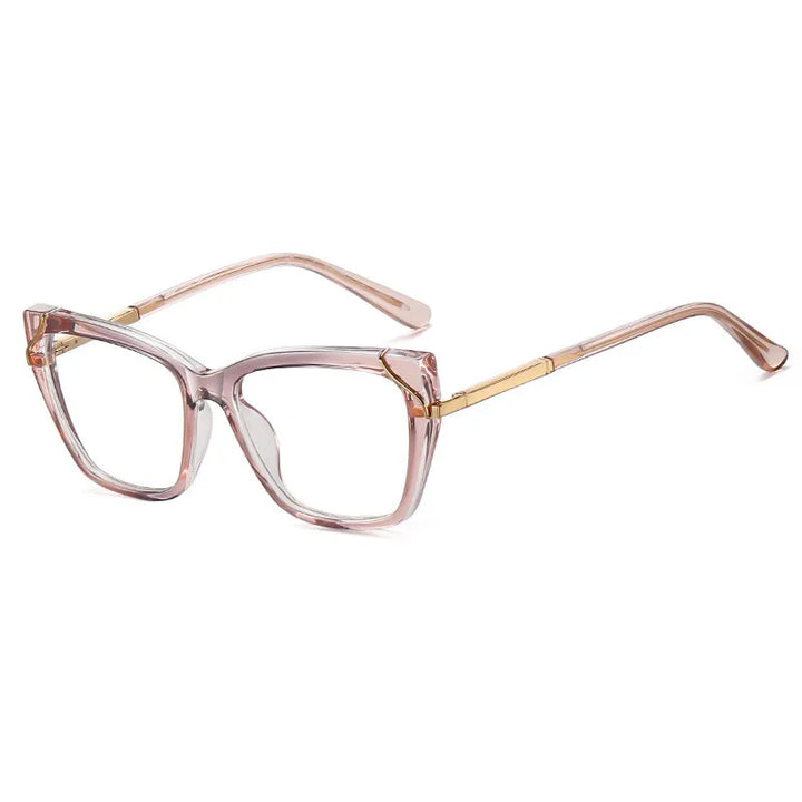 CCspace Women's Full Rim Square Tr 90 Alloy Reading Glasses 312727